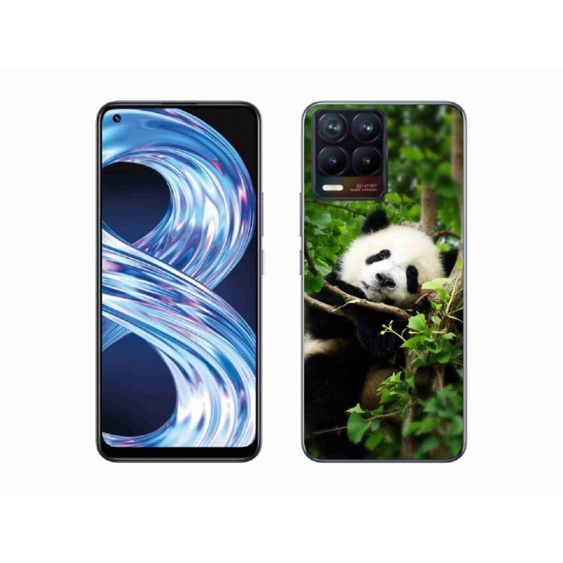 Gél borítás mmCase a Realme 8 4G-hez - panda