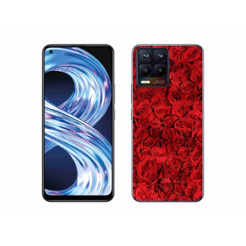 Gél borítás mmCase a Realme 8 4G-hez - rózsaszínű