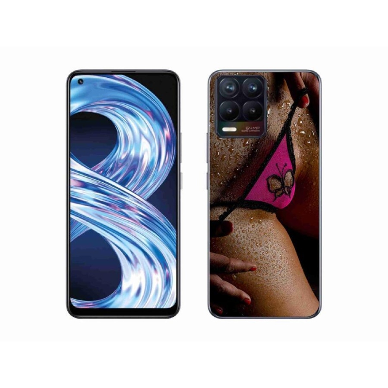 Gél borítás mmCase a Realme 8 4G-hez - szexi nő