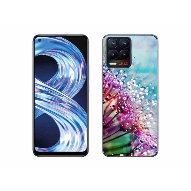 Gél borító mmCase mobilhoz Realme 8 Pro - színes virágok