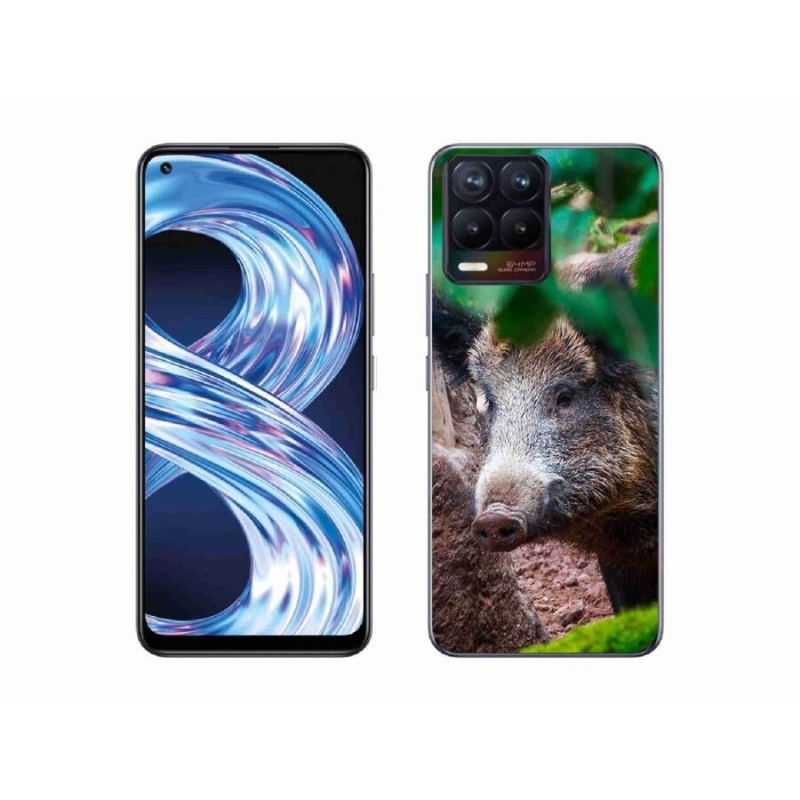 Gél borítás mmCase a Realme 8 Pro-hoz - vaddisznó