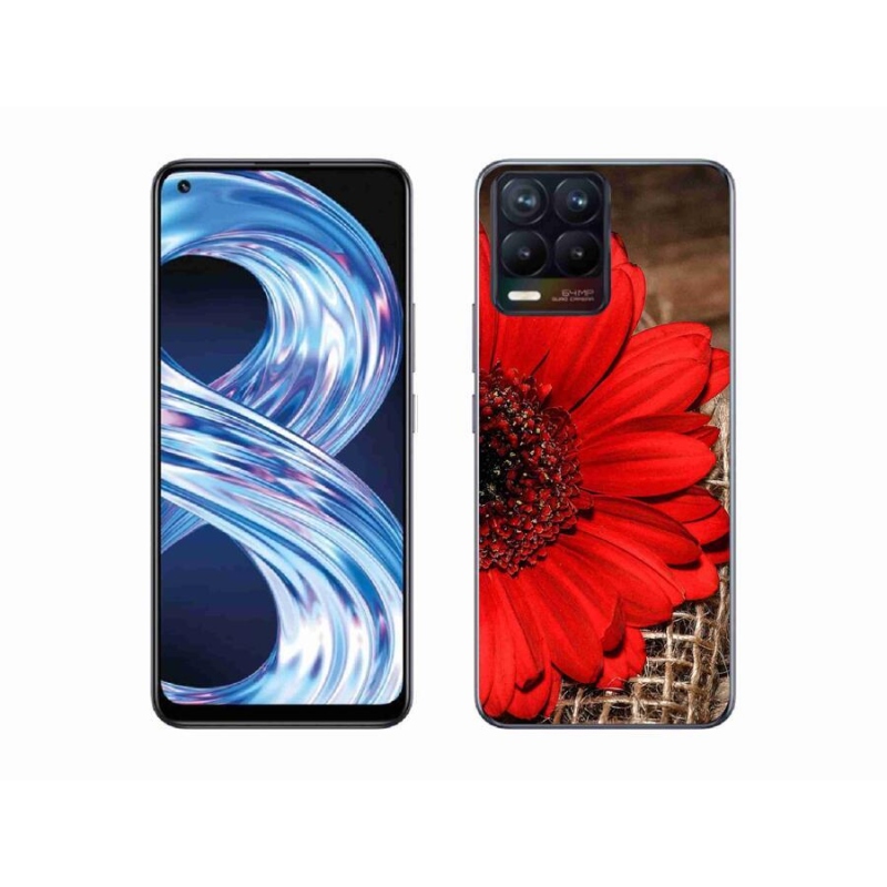Gél borítás mmCase a Realme 8 Pro készülékhez - gerbera