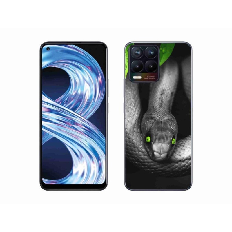 Gél borítás mmCase a Realme 8 Pro-hoz - kígyó