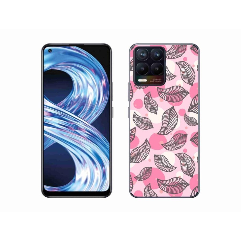 Gél borító mmCase a Realme 8 Pro-hoz - rajzfilmes hulló levelek
