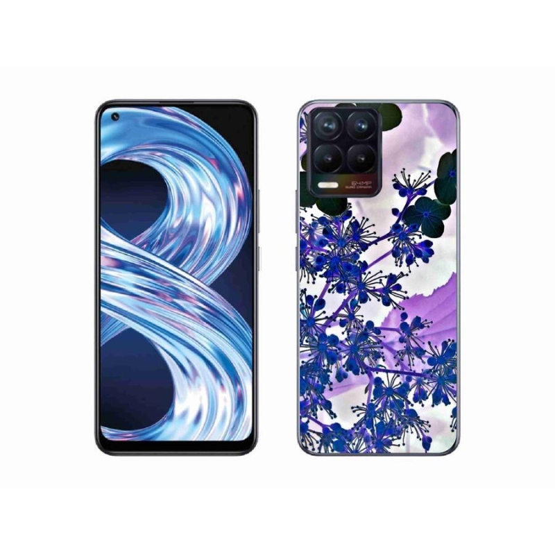 Gél borítás mmCase a Realme 8 Pro készülékhez - hortenzia virág