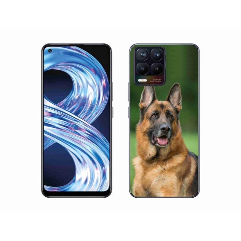 Gél borítás mmCase a Realme 8 Pro készülékhez - Német juhászkutya