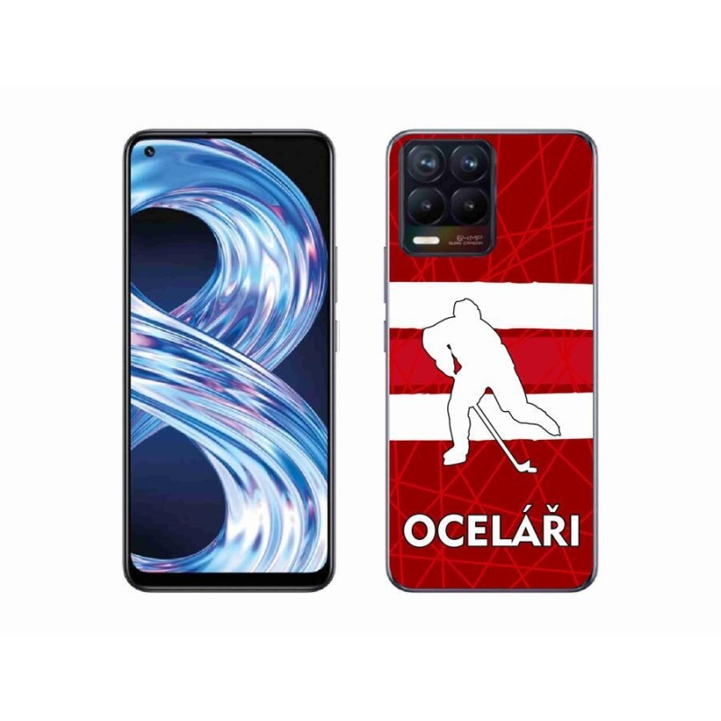 Gél borítás mmCase a Realme 8 Pro számára - Acélszín