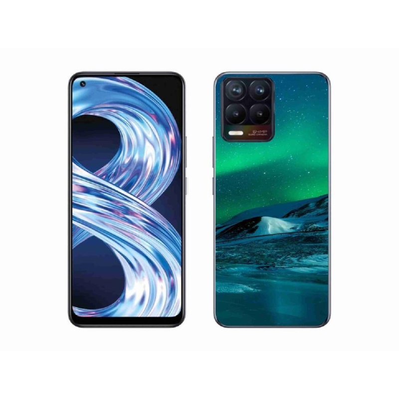 Gél borítás mmCase a Realme 8 Pro készülékhez - sarki fény