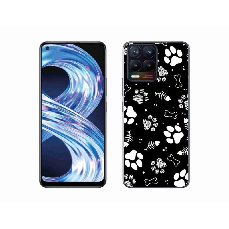 Gél borítás mmCase a Realme 8 Pro-hoz - kutyamancsok