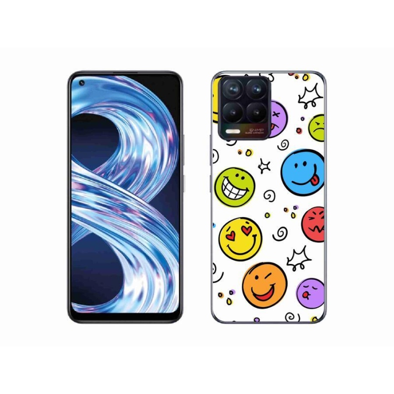 Gél borítás mmCase a Realme 8 Pro-hoz - smiley-k