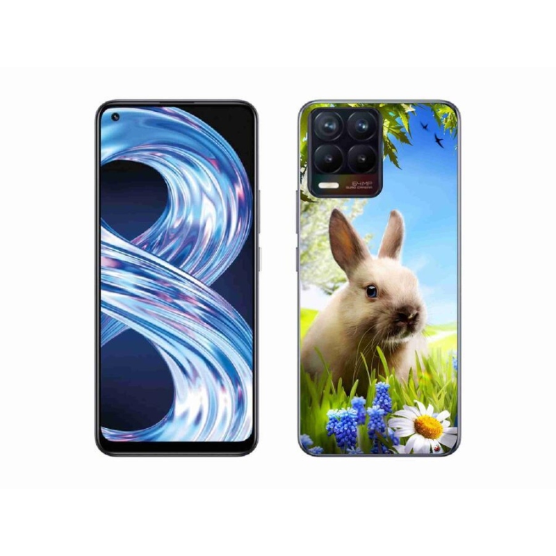 Gél borítás mmCase a Realme 8 Pro-hoz - nyuszi