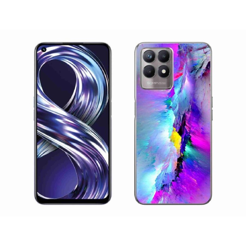 Zselés borítás mmCase a Realme 8i készülékhez - absztrakt