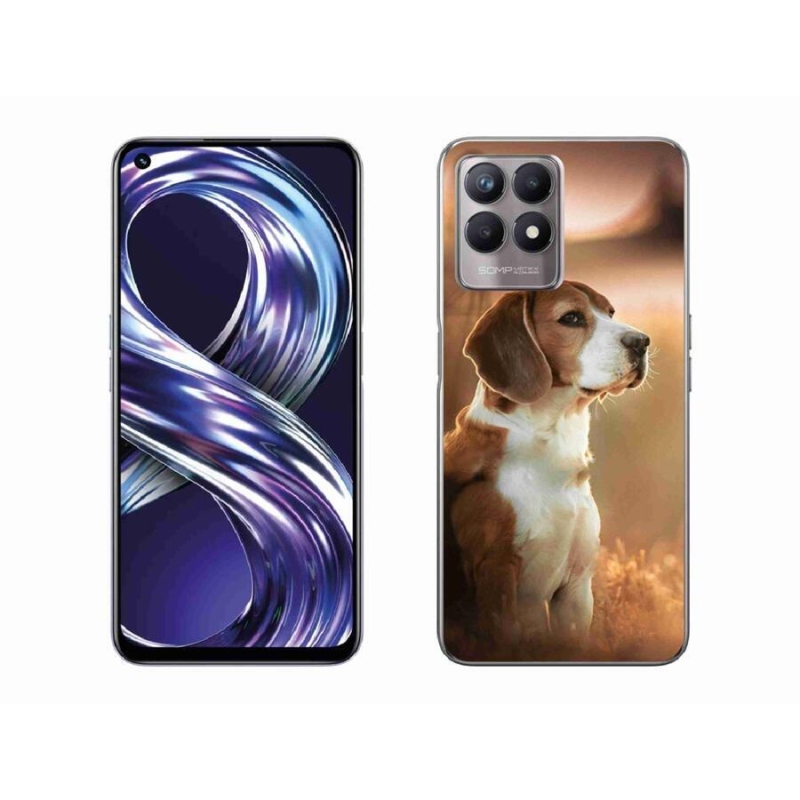 Gél borítás mmCase a Realme 8i készülékhez - bézs színű