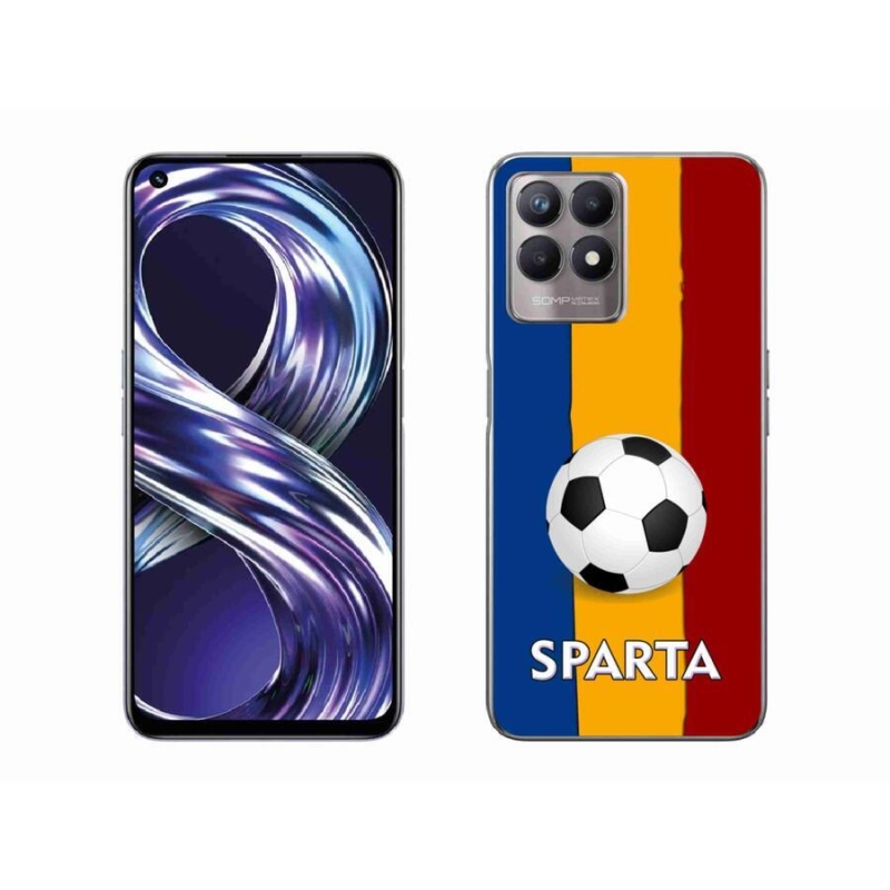 Zselés borítás mmCase a Realme 8i készülékhez - futball 1