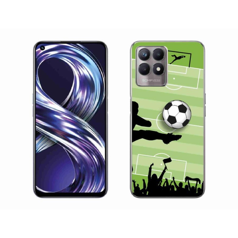 Zselés borítás mmCase a Realme 8i készülékhez - futball 3