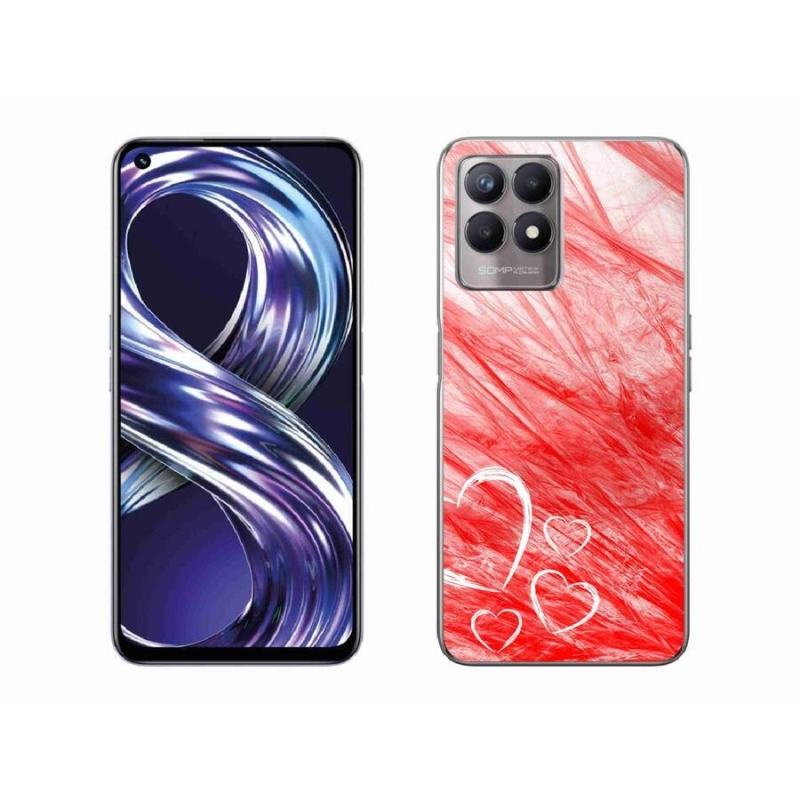 Zselés borítás mmCase a Realme 8i készülékhez - szív