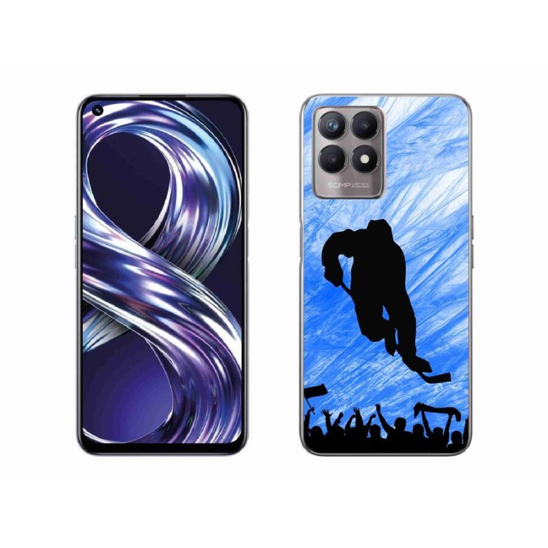 Gél borítás mmCase mobilhoz Realme 8i - hokis játékos