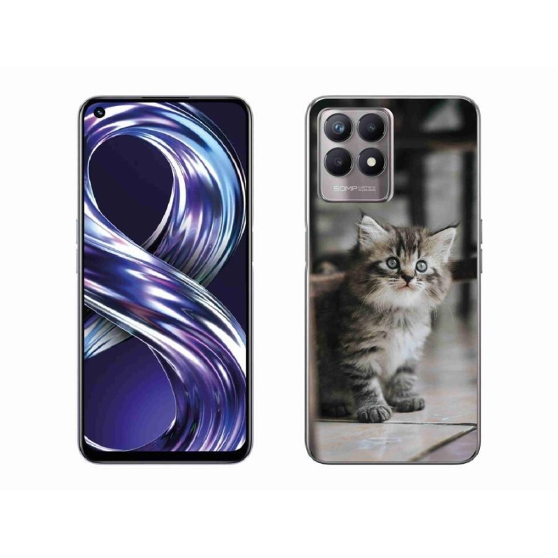 Gél borítás mmCase a Realme 8i készülékhez - cica