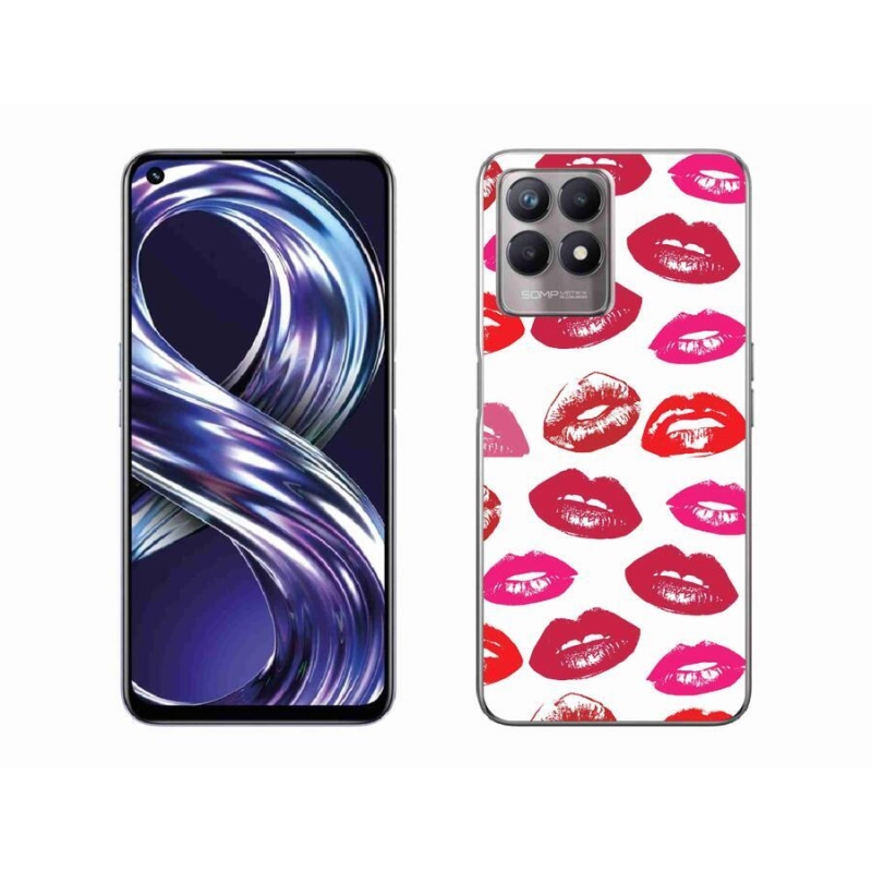 Zselés borítás mmCase a Realme 8i készülékhez - ajkak