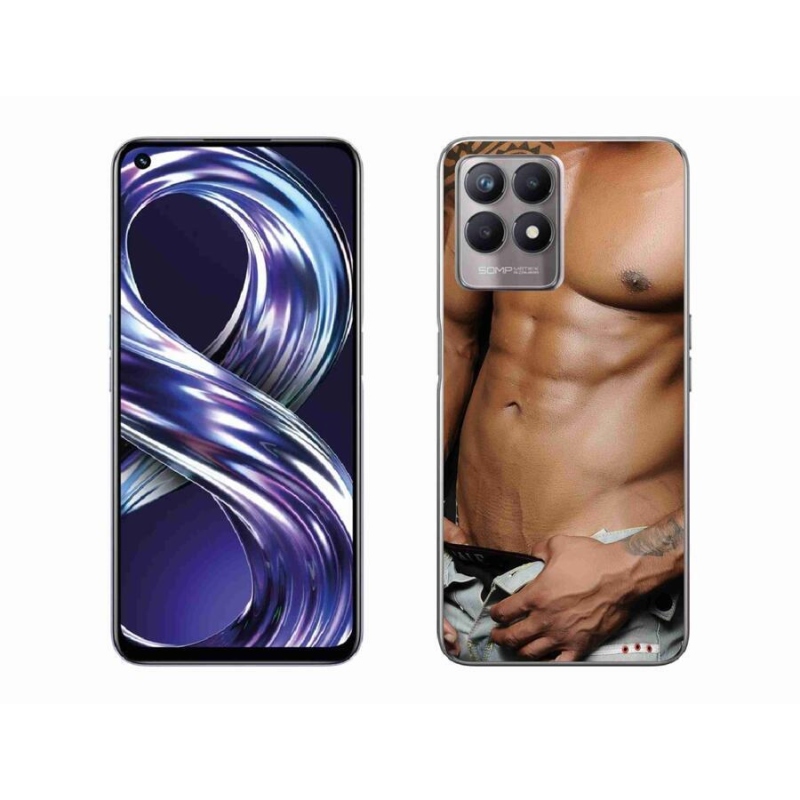 Gél borító mmCase mobilhoz Realme 8i - szexi férfi