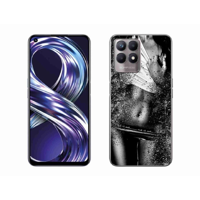 Gél borító mmCase mobilhoz Realme 8i - szexi nő 1