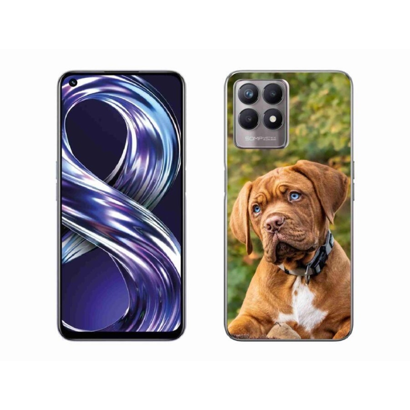 Gél borítás mmCase a Realme 8i készülékhez - kölyökkutyakölyök