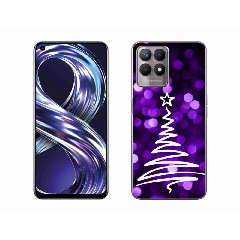 Zselés borítás mmCase a Realme 8i készülékhez - fa