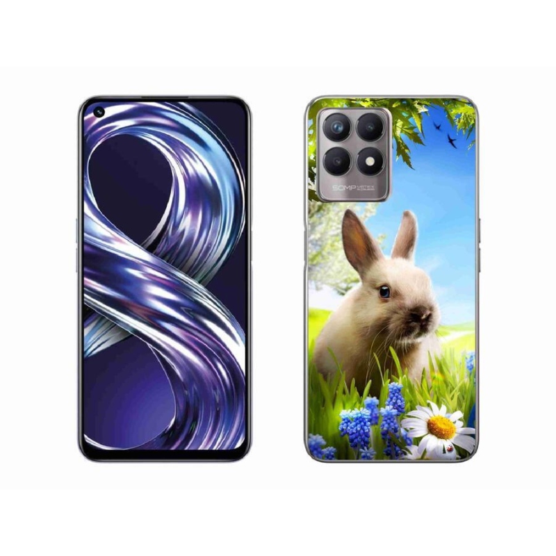Gél borítás mmCase a Realme 8i készülékhez - nyuszi
