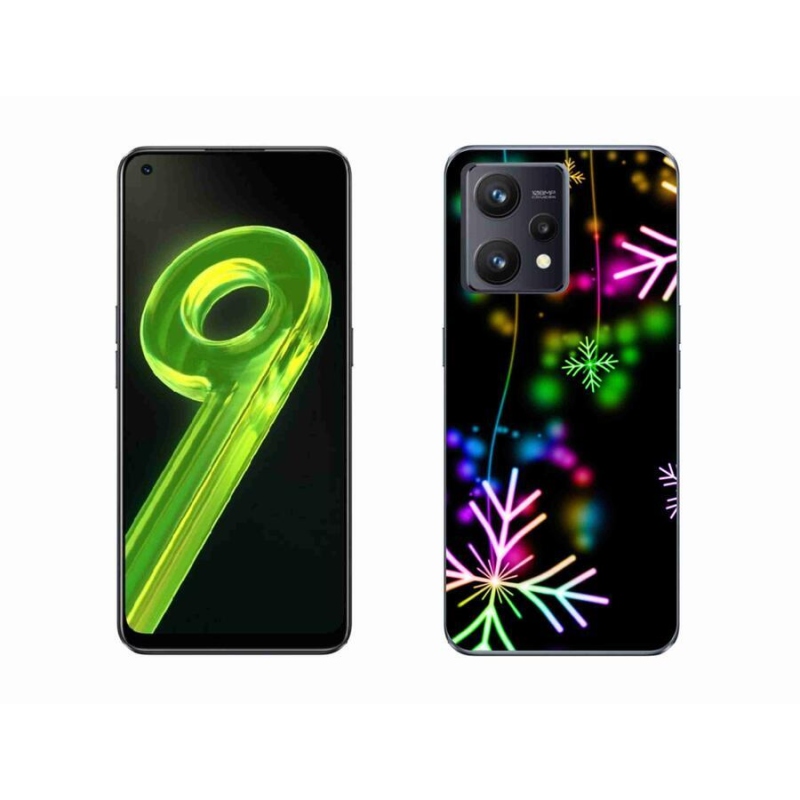 Gél borítás mmCase mobilhoz Realme 9 4G - színes pelyhek
