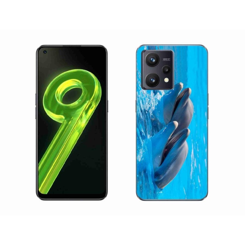 Gél borítás mmCase a Realme 9 4G készülékhez - delfinek