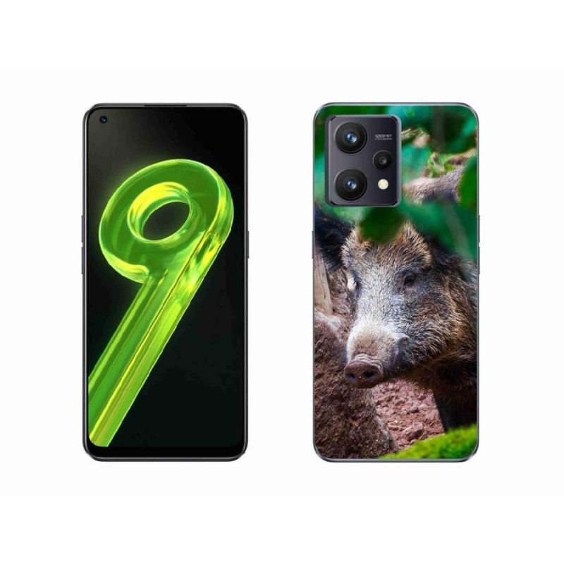 Gél borítás mmCase a Realme 9 4G készülékhez - vaddisznó