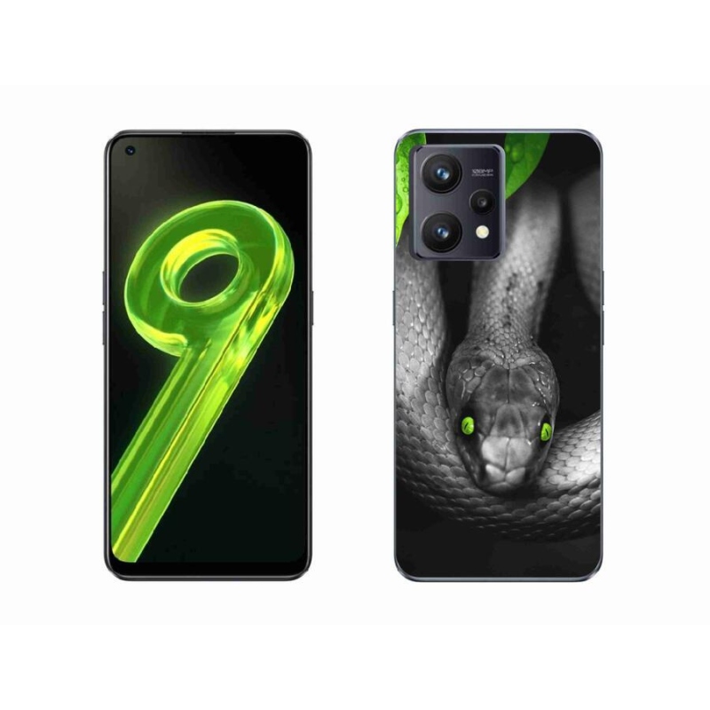 Gél borítás mmCase a Realme 9 4G-hez - kígyó
