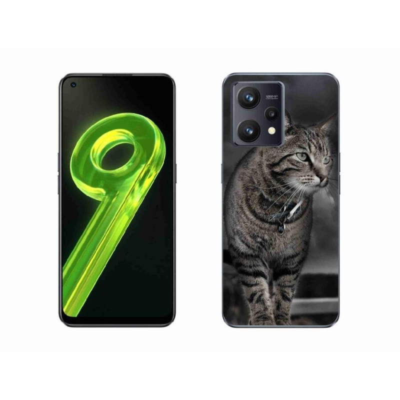 Gél borítás mmCase a Realme 9 4G készülékhez - macska