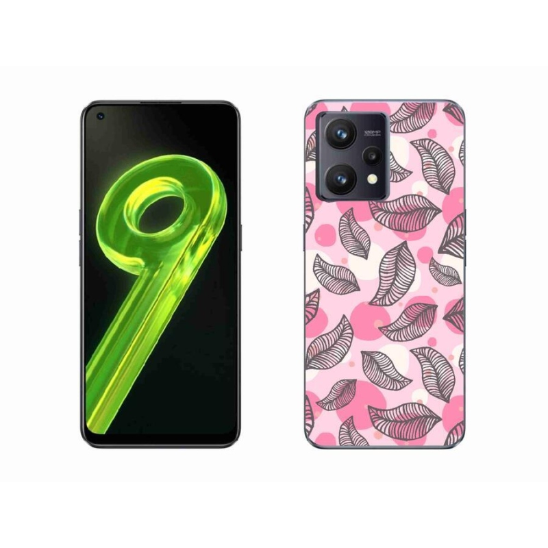 Gél borítás mmCase a Realme 9 4G készülékhez - rajzfilmes hulló levelek