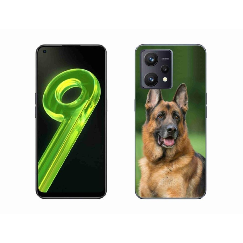 Gél borítás mmCase a Realme 9 4G készülékhez - Német juhászkutya