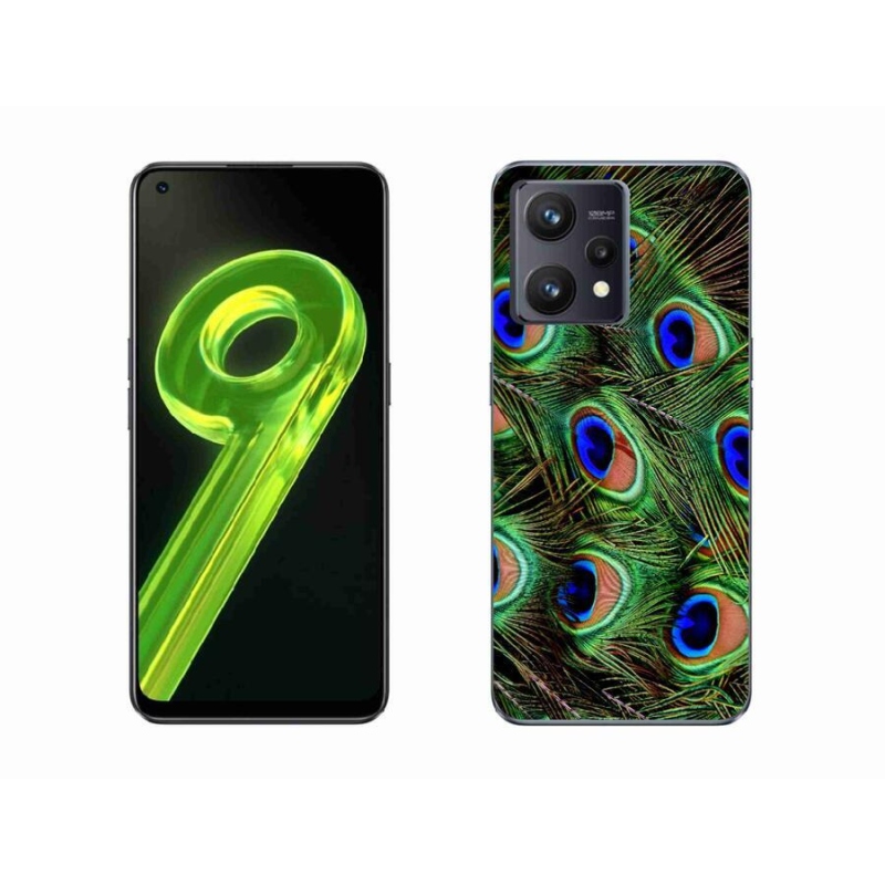Gél borítás mmCase a Realme 9 4G készülékhez - pávatoll