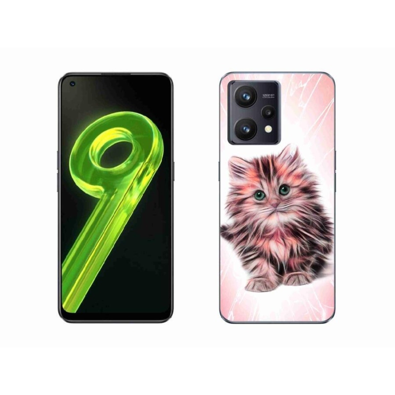 Gél borítás mmCase a Realme 9 4G készülékhez - aranyos cica