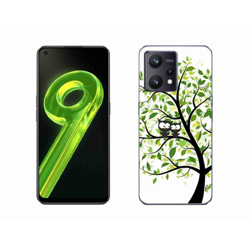 Gél borítás mmCase a Realme 9 4G készülékhez - baglyok a fán