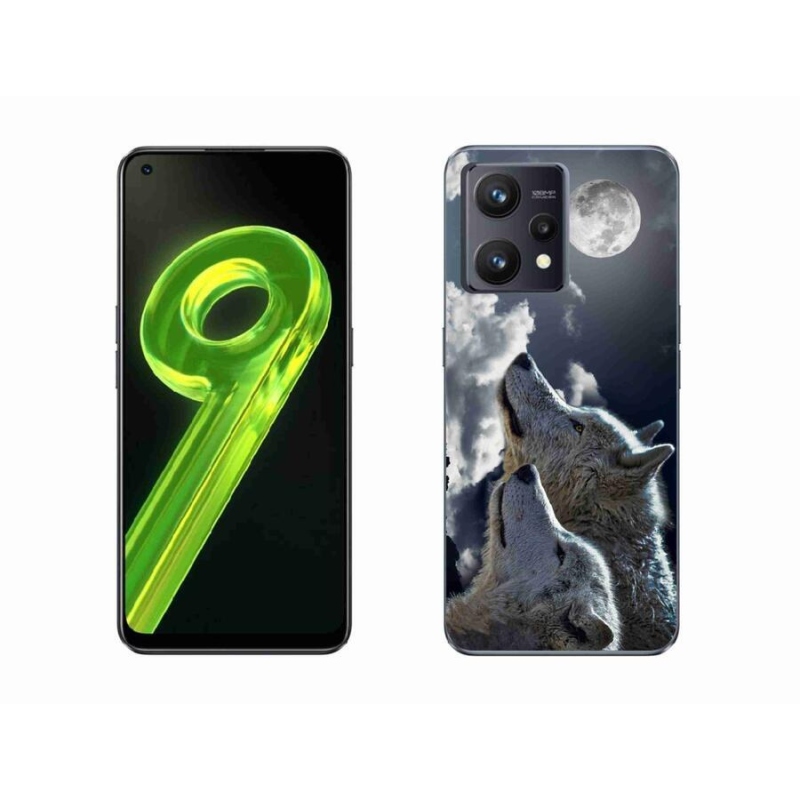 Gél borítás mmCase a Realme 9 4G-hez - farkasok