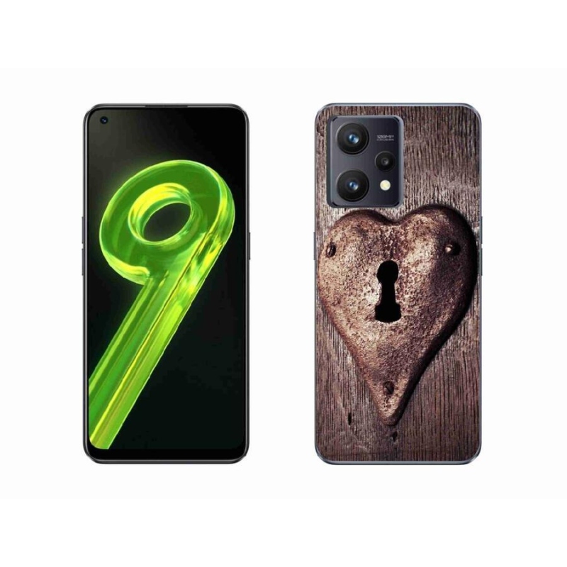 Gél borítás mmCase a Realme 9 4G készülékhez - szív alakú zár