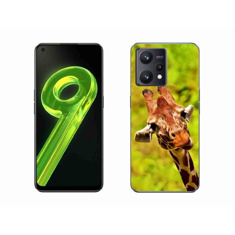 Gél borítás mmCase a Realme 9 4G készülékhez - zsiráf