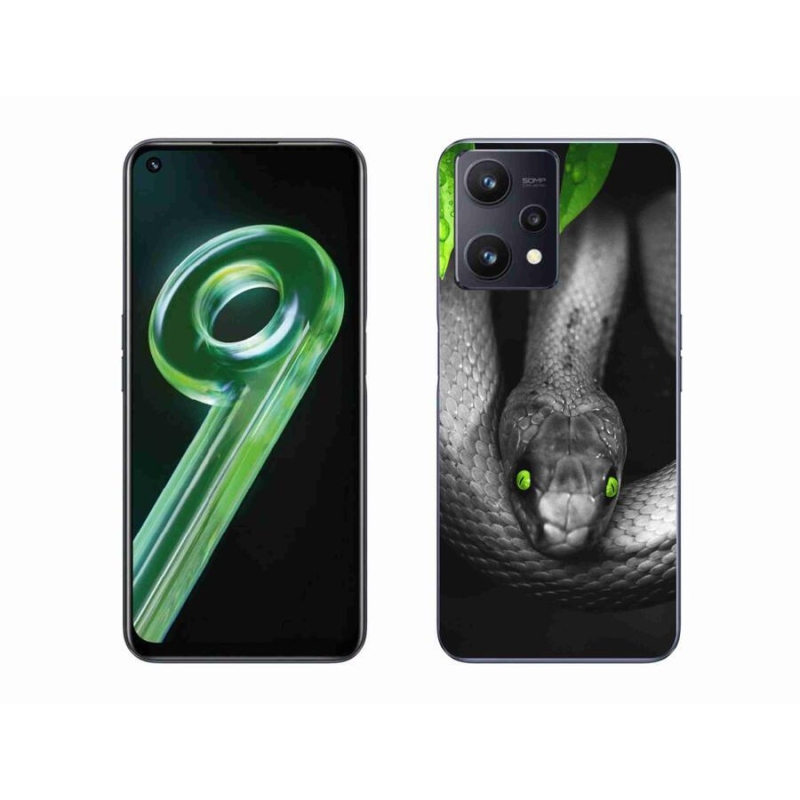 Gél borítás mmCase a Realme 9 5G készülékhez - kígyó