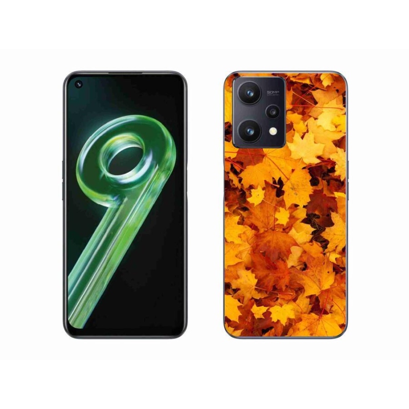 Gél borítás mmCase a Realme 9 5G készülékhez - juharlevelek
