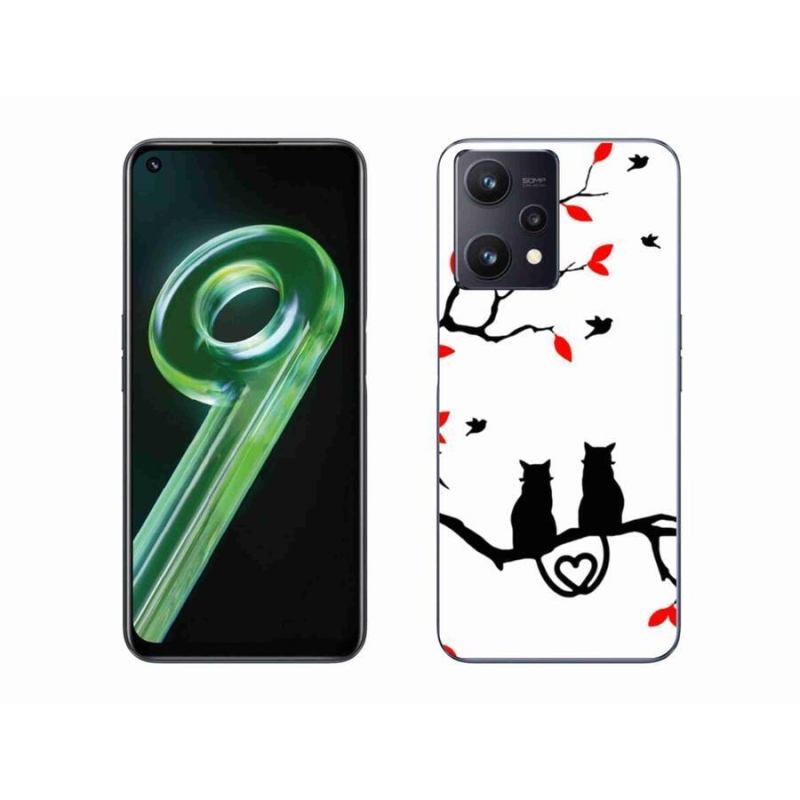 Gél borítás mmCase a Realme 9 5G készülékhez - macskaszerelem