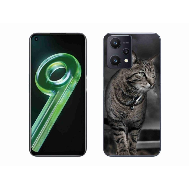Zselés borítás mmCase a Realme 9 5G készülékhez - macska