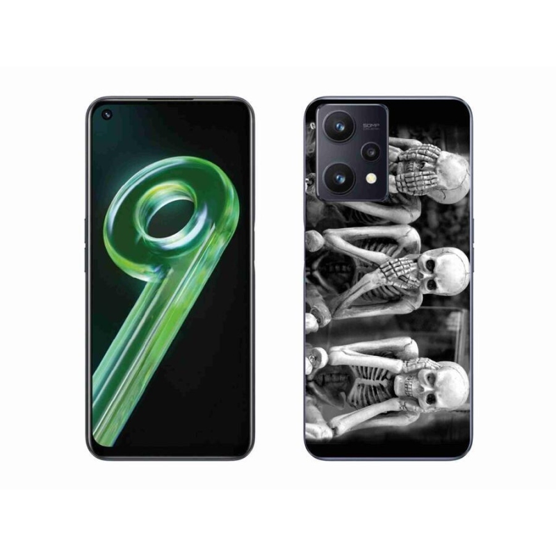 Gél borító mmCase a Realme 9 5G készülékhez - csontvázak