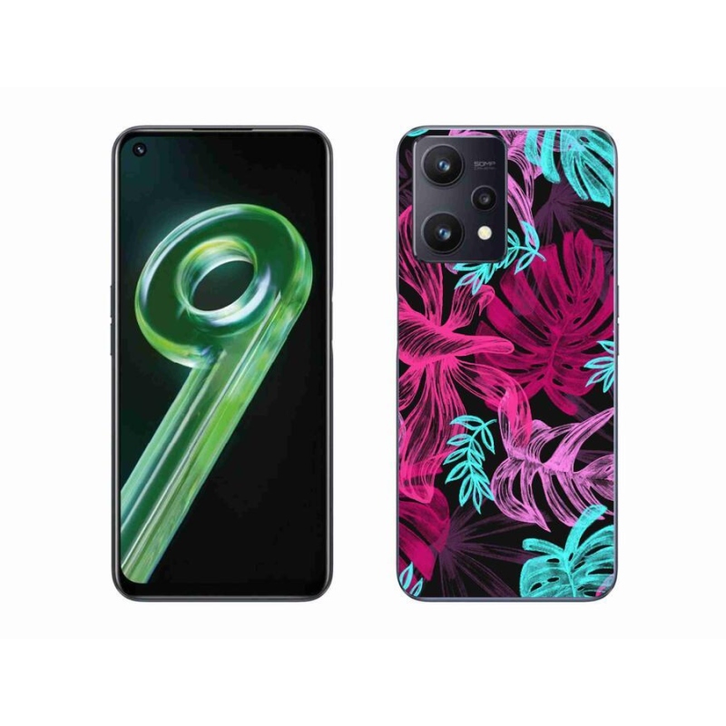 Zselés borítás mmCase a Realme 9 5G készülékhez - virágok 1