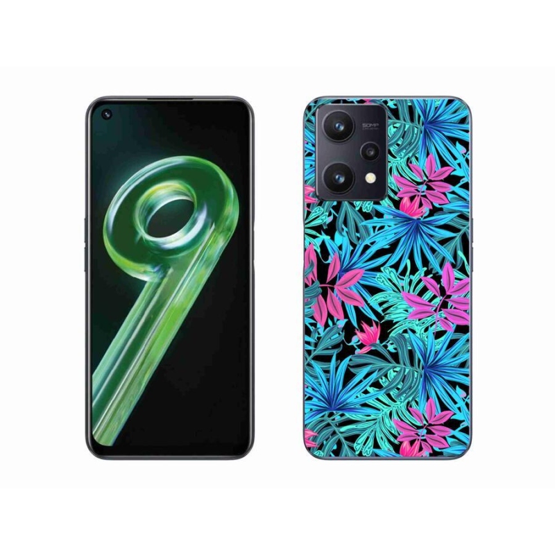 Gél borító mmCase a Realme 9 5G készülékhez - virágok 3