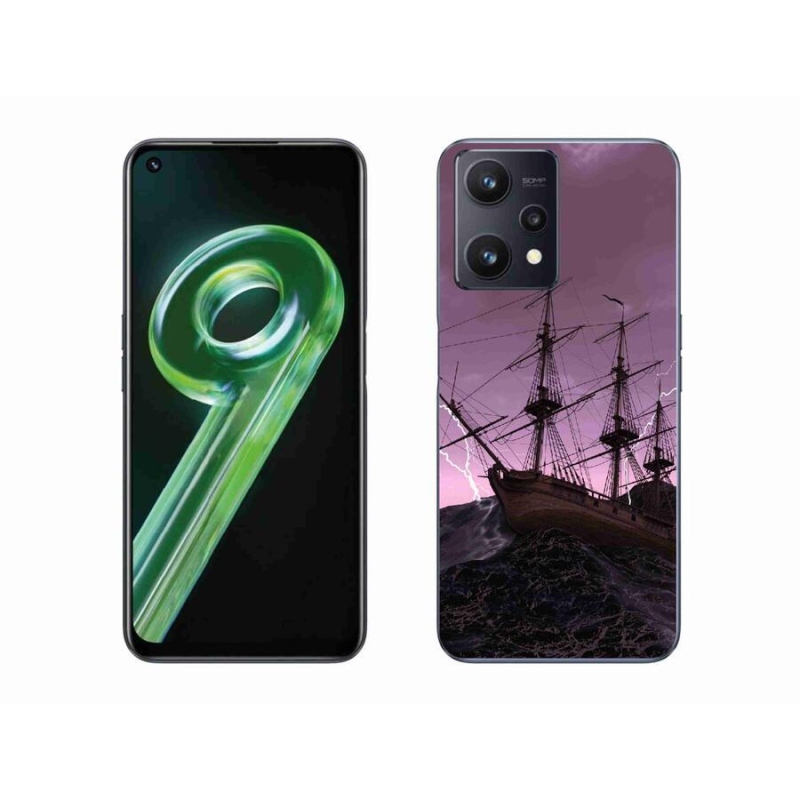 Gél borítás mmCase a Realme 9 5G számára - hajó a viharban