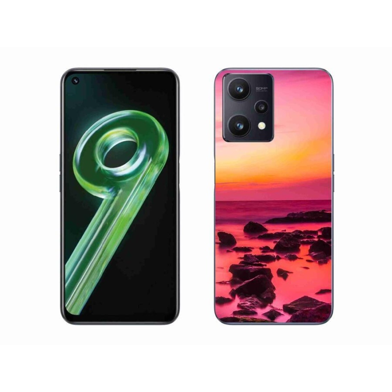 Gél borítás mmCase a Realme 9 5G készülékhez - tenger és ragyogás